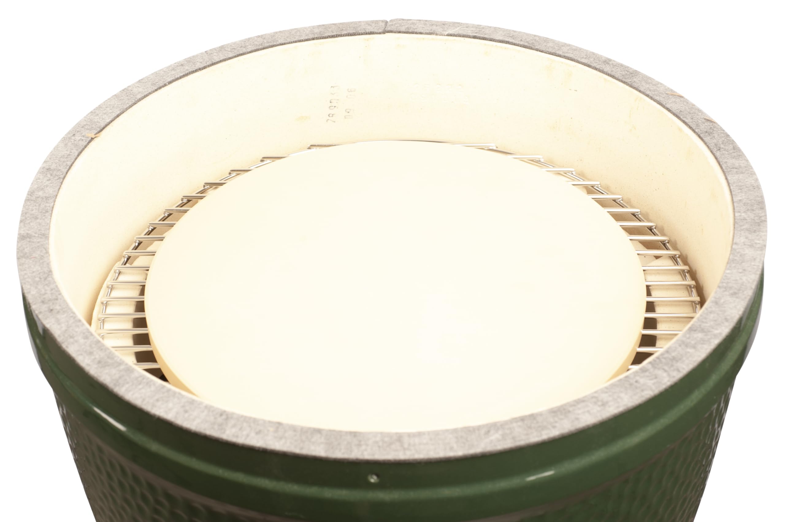 Pierre à pizza XL en cordiérite, Ø 38 cm, 2 cm d'épaisseur – jusqu'à 2 x plus épaisse que la concurrence – Pour barbecue, four et barbecue – Température constante pour une meilleure pizza