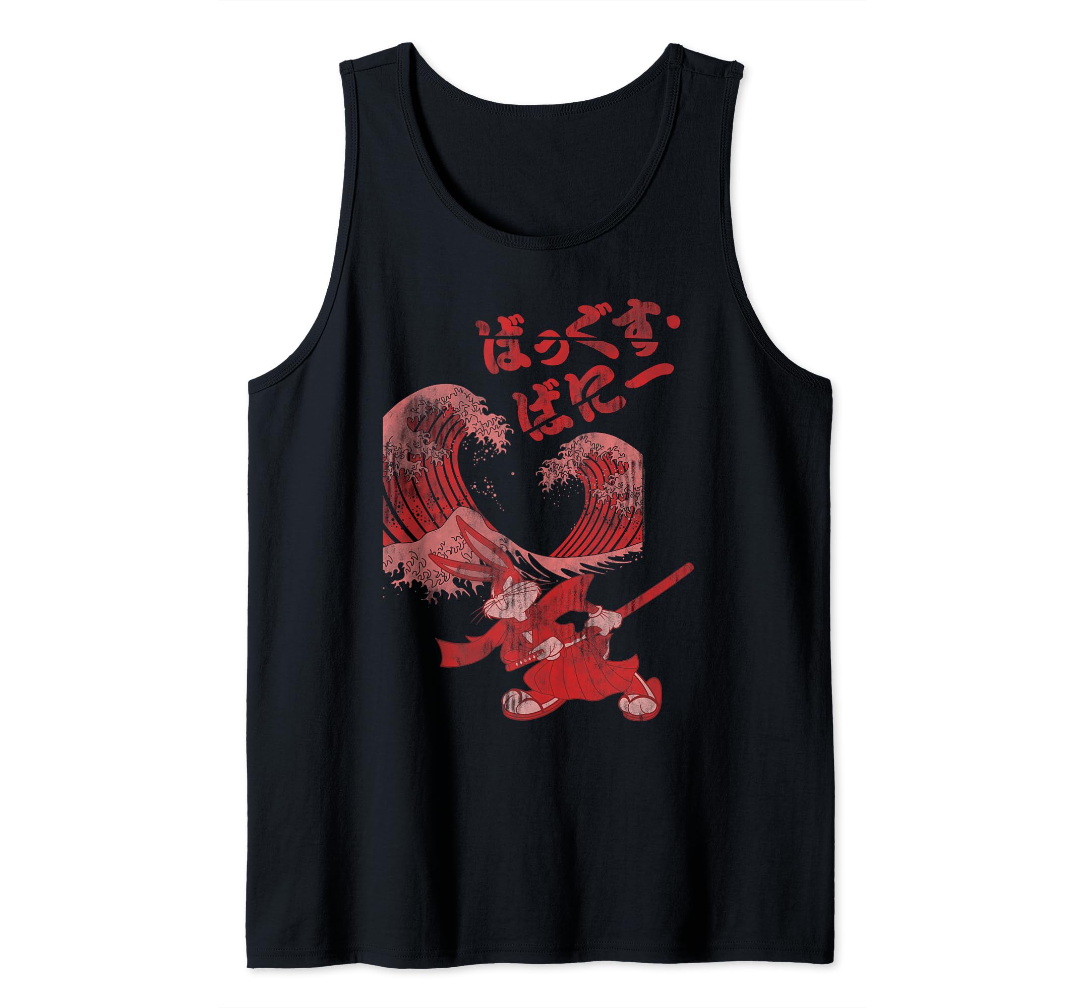Looney Tunes Bugs Bunny Manga Tank Top, Black