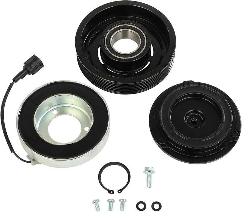 Kit de embreagem do compressor de ar-condicionado ECCPP para Nissan Altima L4 2.5L 2002–2006 – Conjunto