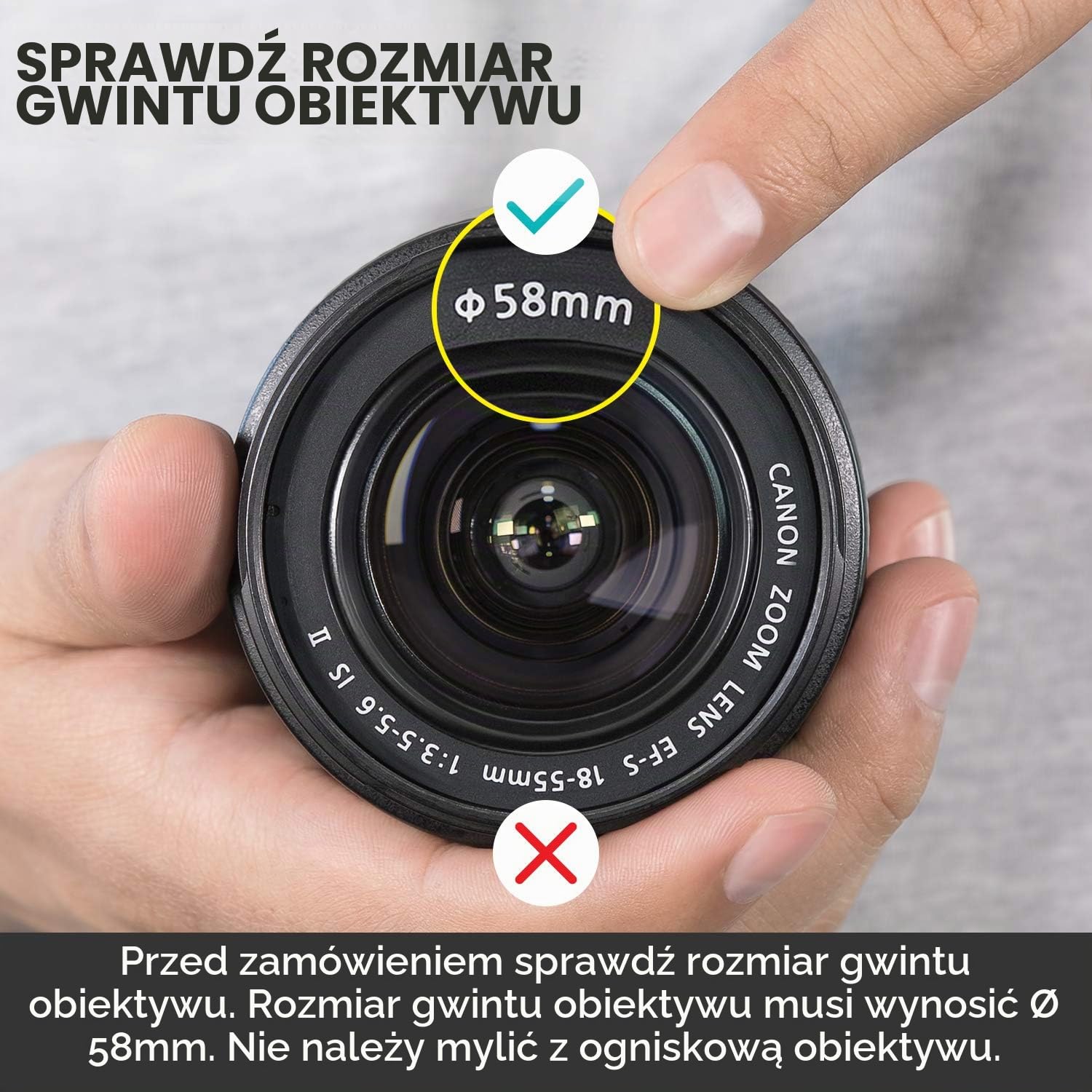 Altura Szerokokątny obiektyw 58 mm 0,35 x 0,35 mm z porcją makro