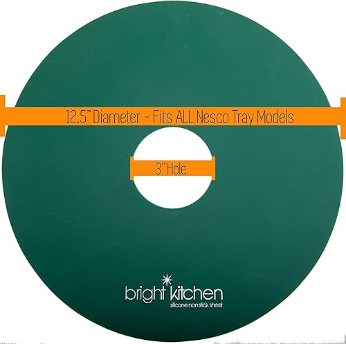 Miniatura 3 de 6 hojas deshidratadoras planas de silicona para deshidratadores redondos no tóxicos Nesco, forro de alfombrilla circular, reutilizable, flexible,