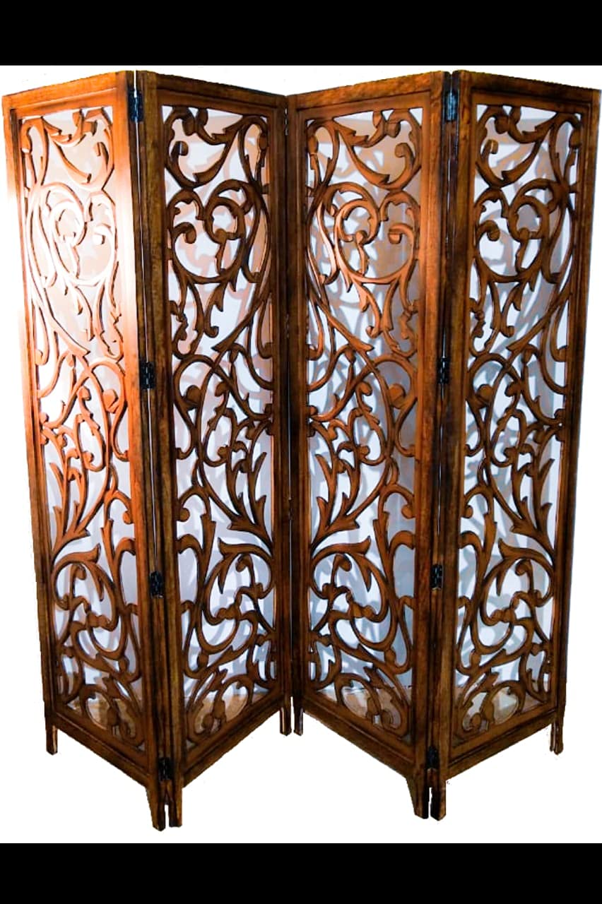 Buy PINK CITY ARTS Wall Divider Room Separator 4 Panel Divider Room