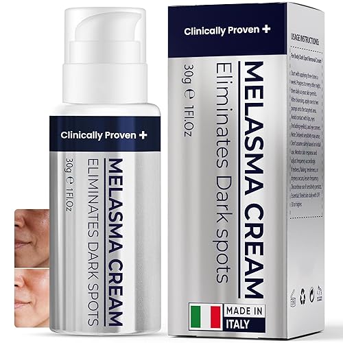 Removedor de manchas oscuras para rostro y cuerpo Crema de melasma y removedor de manchas de la edad para decoloración de la piel, marcas