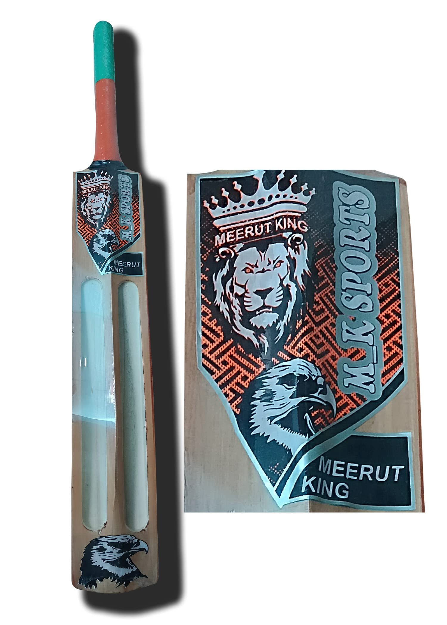 Cricket Bat | Poplar Willow Cricket Bat (2 Capsul) with Grip