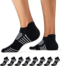 Falechay 8 Paar Sneaker Socken Herren Sportsocken Damen Kurz Socken Unisex Atmungsaktiv Baumwolle LaufSocken