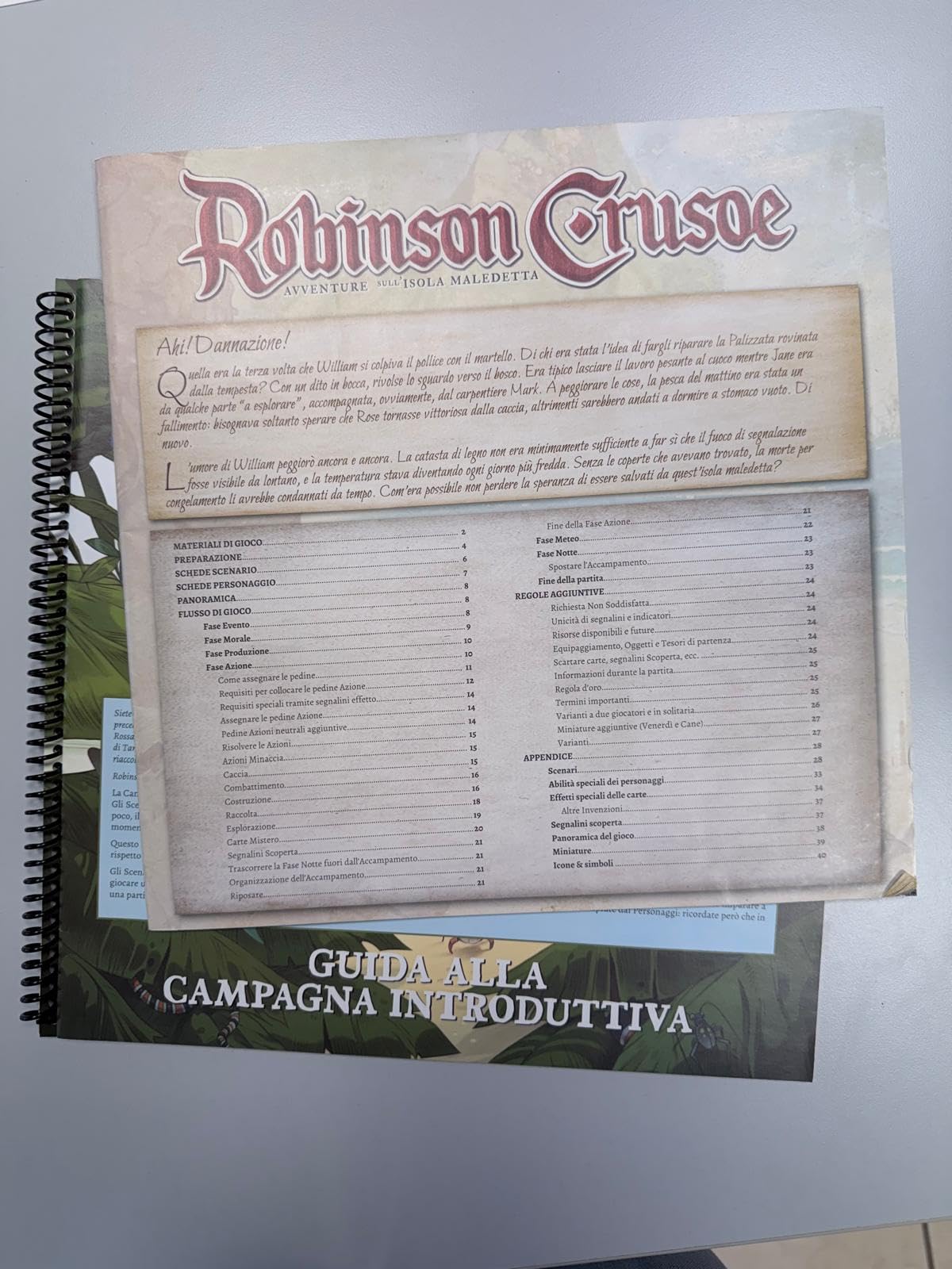 Pendragon - Robinson Crusoe Collector Edition - Gioco da Tavolo Italiano | Avventuroso, Esplorativo, Cooperativo o Solitario, 1-4 Giocatori, 14+