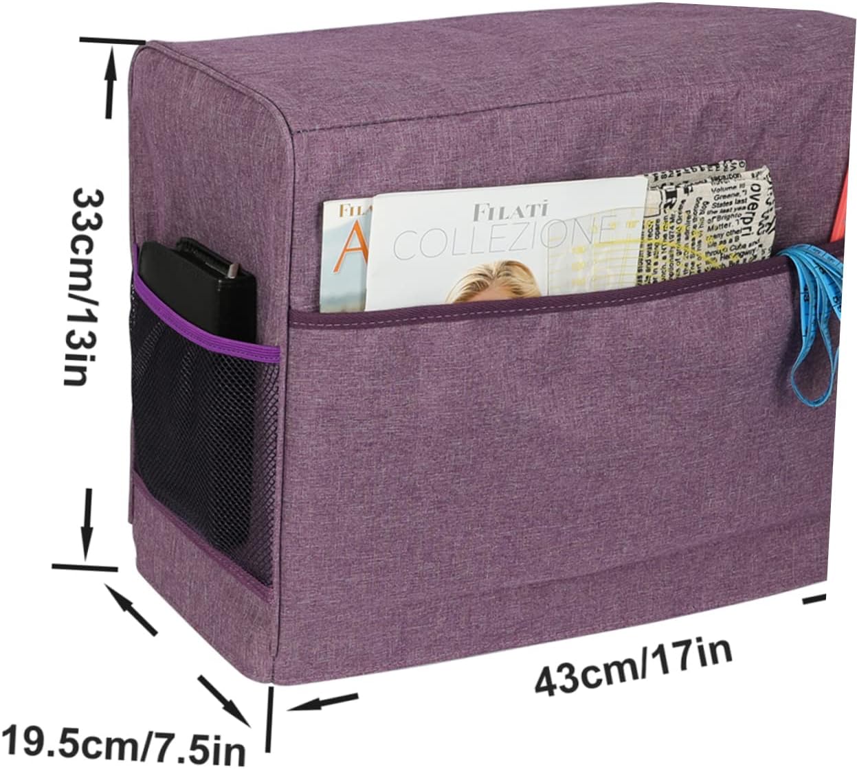 NUOBESTY Sewing Machine Cover Zipper Pouch Oxford Storage Case for Home and Shop Pocket for Sewing Tools Easy to Clean and Design