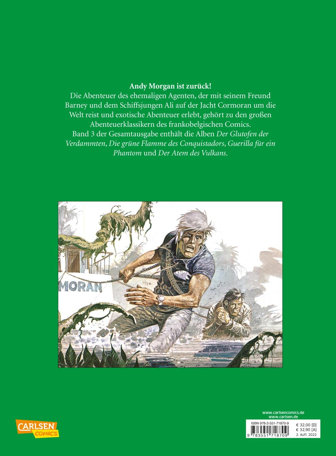 Andy Morgan Gesamtausgabe 3: Hochwertiger Sammelband des Abenteuercomic-Klassikers mit 4 Alben und umfangreichem Bonusmaterial