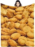 Vista 11 de Manta de soda Saltine Crackers 3D, divertida, realista, ultra suave, de 80 x 60 pulgadas, para viajes, para todas las estaciones, cama, sofá