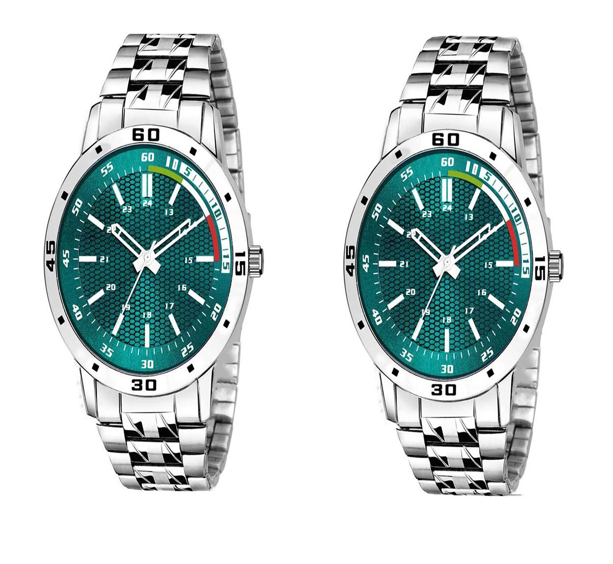 RPS FASHION WITH DEVICE OF R Analogue Mens Watch (Black Dial Silver Color Strap) Pack of 2 (Green-1387C) (B08GG7GN5Y) Amazon Price History, Amazon Price Tracker