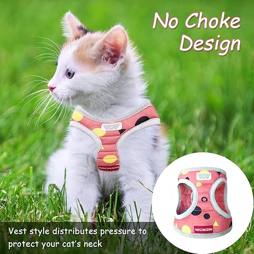 Miniatura 2 de Arnés para perro, chaleco para perro con doble hebilla D, transpirable, para cuatro estaciones, universal, adecuado para perros y gatos pequeños y