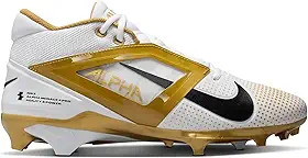 Chuteiras de futebol Alpha Menace 4 Pro (FD7037-100, branco/prata metálico/pó de fóton)