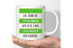 Dad, Thank You for Teaching Me How to be a Man Mug