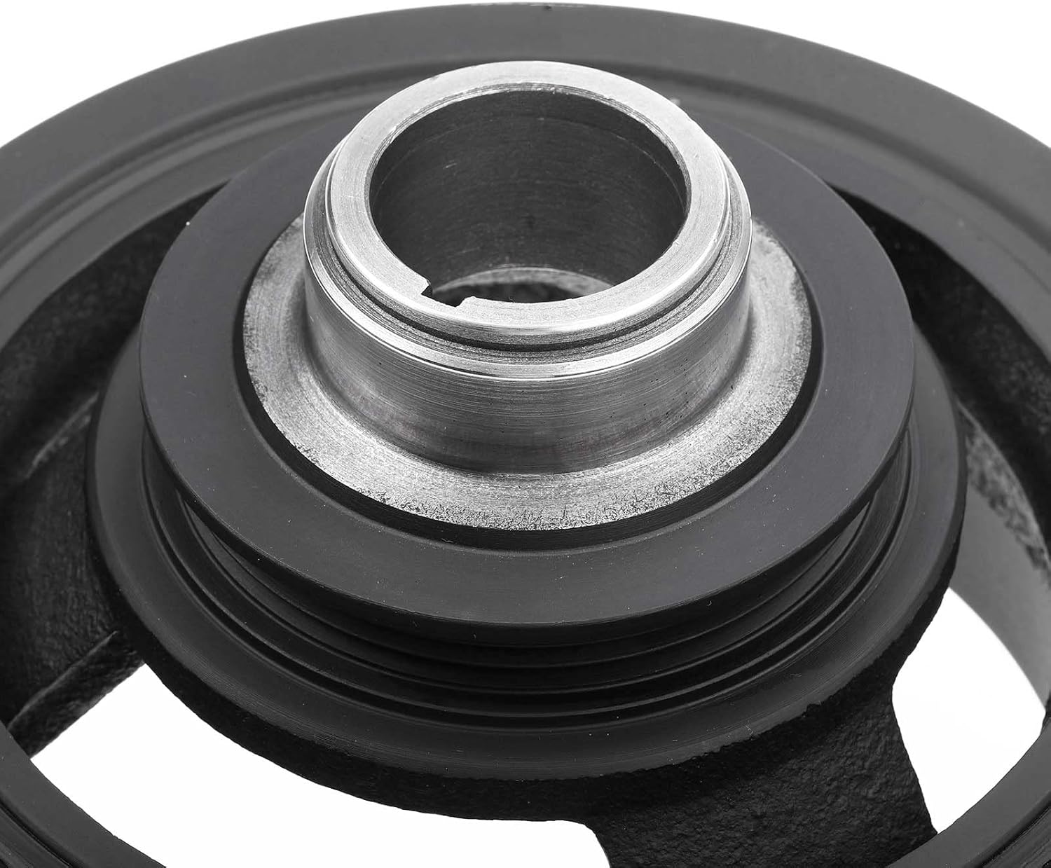 A-Premium Engine Harmonic Balancer Pulley - OHV V6 4.3L V8 5.3L 6.2L - 14-20 - Compatible with Cadillac, Chevrolet & GMC Cars - Escalade ESV, Silverado 1500 2500, Tahoe, Sierra 1500, Yukon XL & More