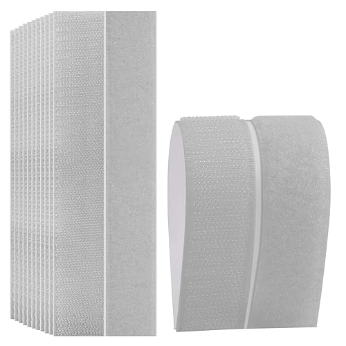 Miniatura 8 de Melsan - Tiras de velcro con adhesivo cinta adhesiva de resistencia industrial para montar colgar u organizar artículos en interiores o exteriores