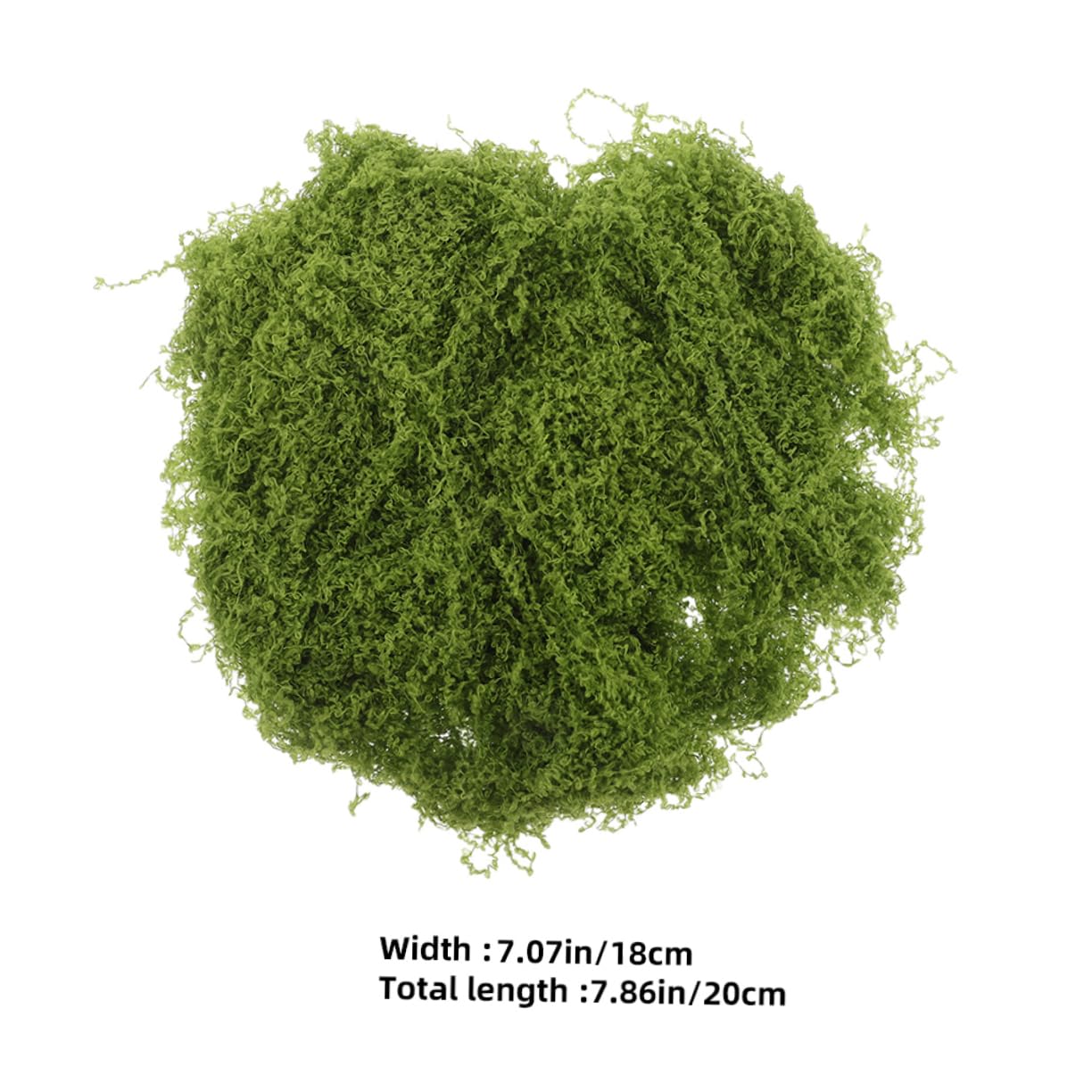 HOODANCOS Realistic Artificial Craft Moss Sphagnum Moss Landscape Decoration Faux Grass for Crafts