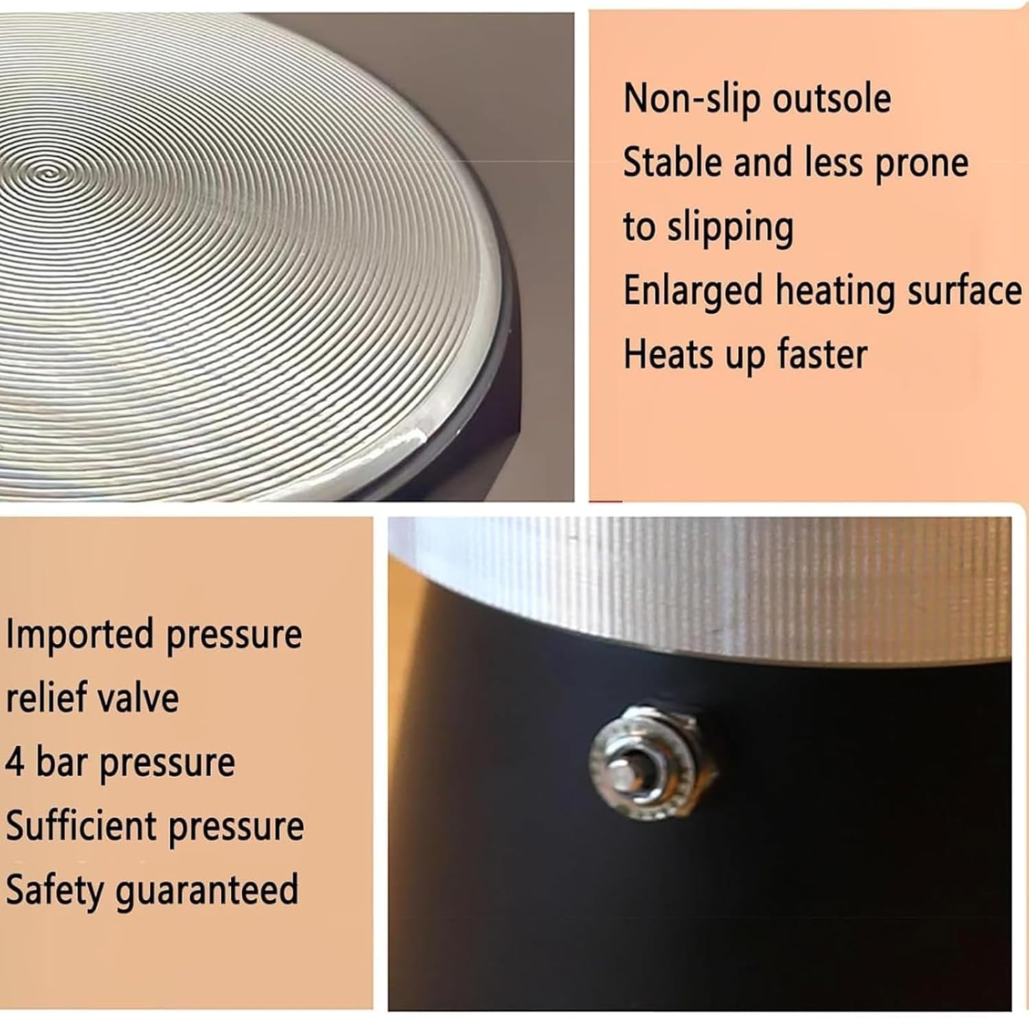 Portable Milk Frother and Steamer for Coffee, Commercial Milk Frother, 4 Bar Outdoor Steam Boiling Water Frothing Machine, with 0.8mm 3-Hole Nozzle and Adjustable Angle, for Make Milk Foam