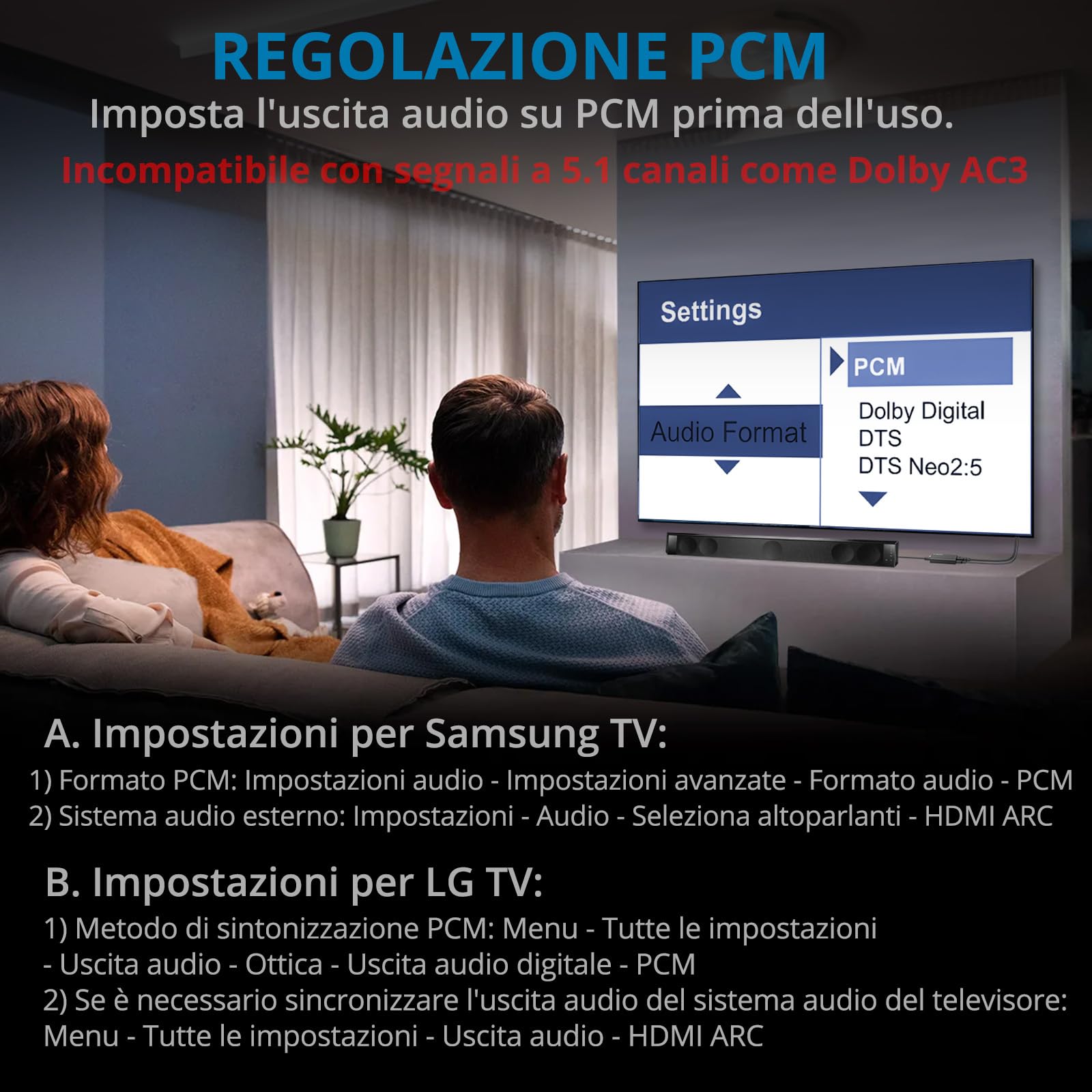 AUTOUTLET Estrattore Audio HDMI ARC,Convertitore Audio ARC a Ottico/Coassiale Estrazione Digitale 192kHz con Cavi HDMI/Ottico per Soundbar Amplificatori