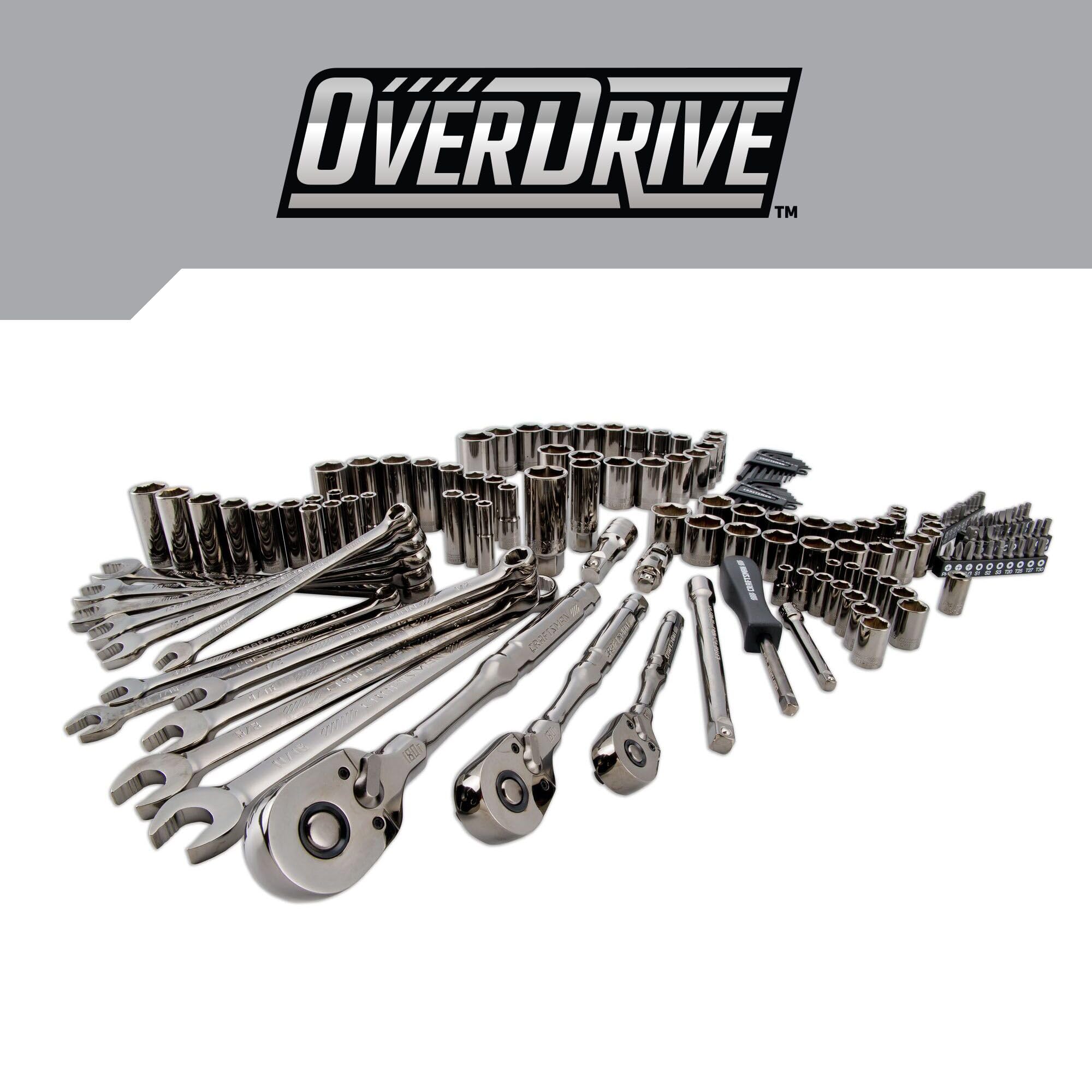 Amazon.com: CRAFTSMAN OVERDRIVE 154-Piece Gunmetal Chrome