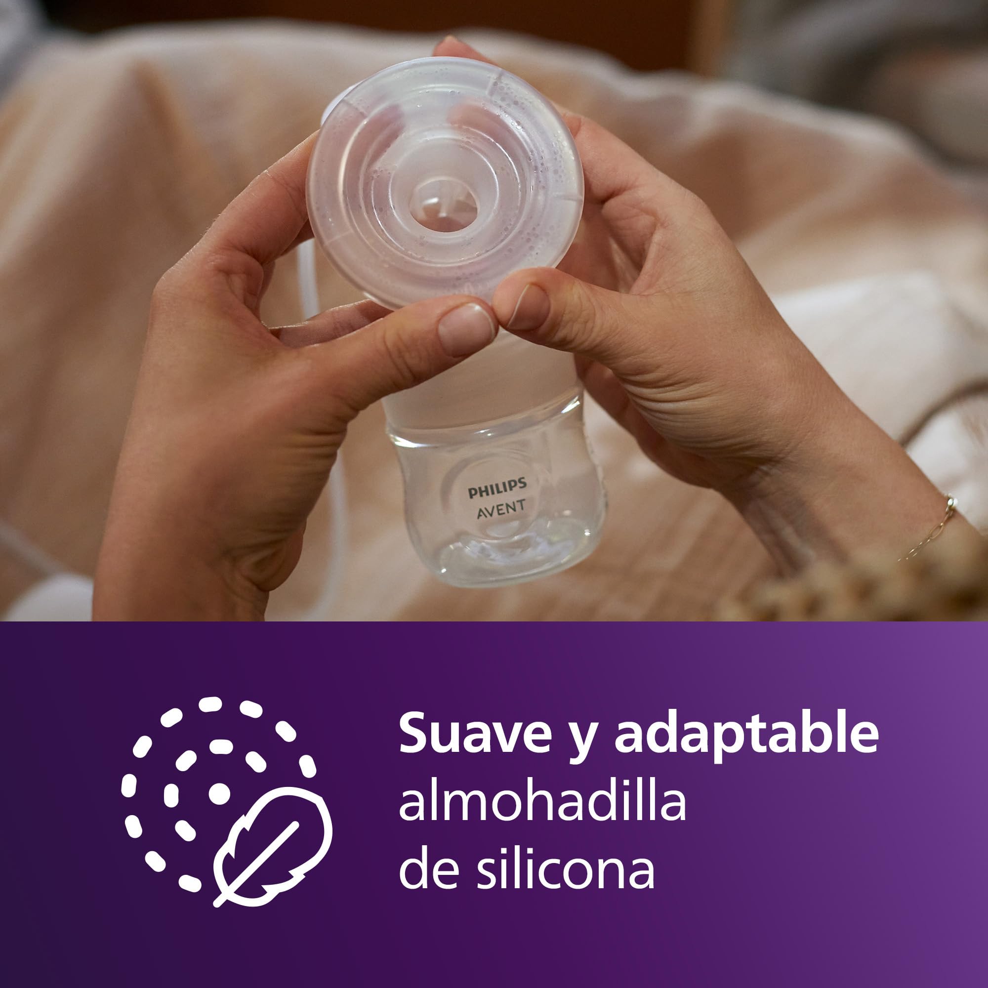 Philips Avent kit de extractor de leche doble, sin unidad motora, fácil de limpiar y montar, con 2 biberones, 2 discos selladores y 2 roscas para el almacenamiento de leche, modelo SCF335/12