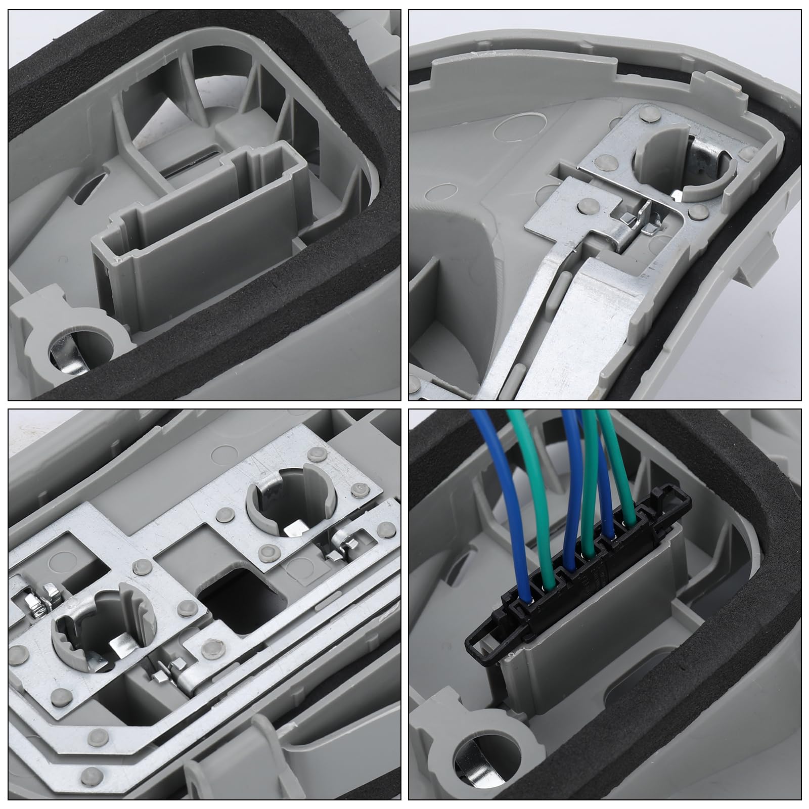Soporte para Bombilla Trasera para VW Polo 4 (9N3) 2006-2010 | OEM 6QD945257A 6QD945258A, con Kit de Enchufe de Repuesto