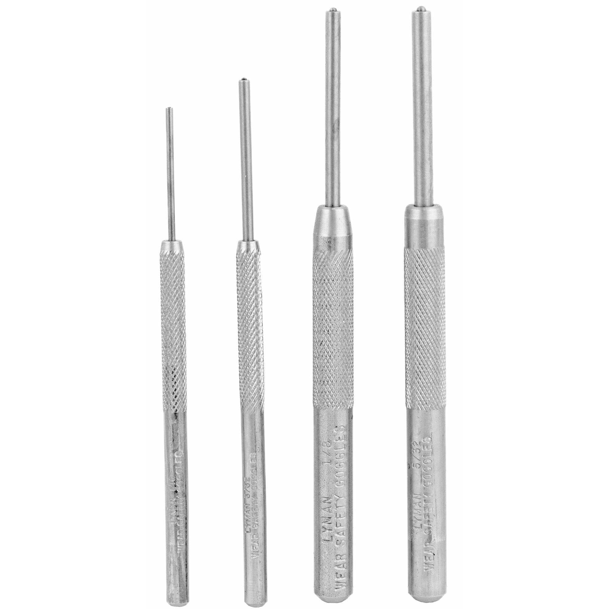 4-Piece Roll Pin Punch Set, Steel