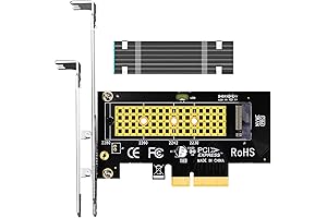 GLOTRENDS PA09-HS NVMe PCIe Gen4 X4 Adapter with M.2