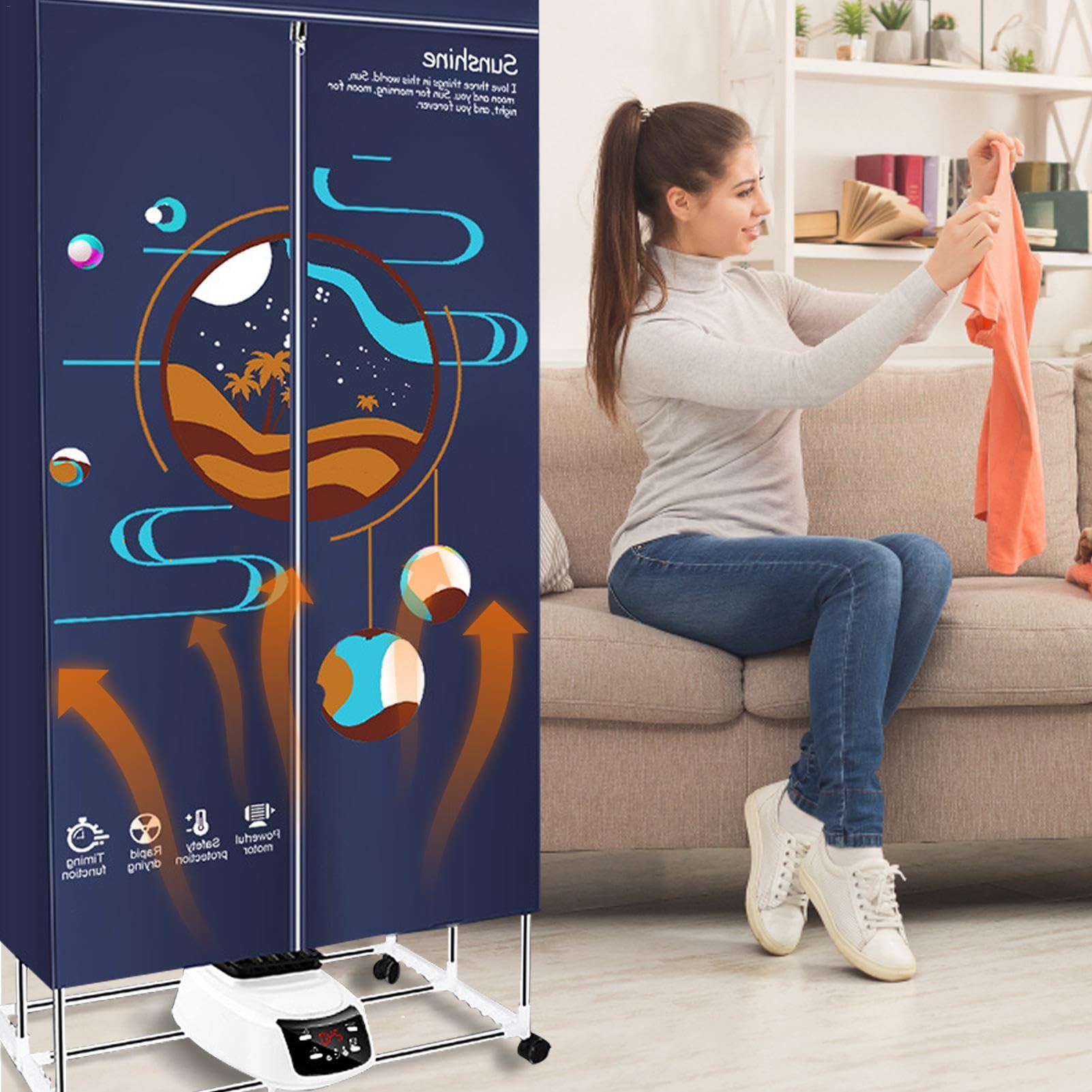 Secadora portátil - Secadora eléctrica, Secadora de Control de Temperatura
