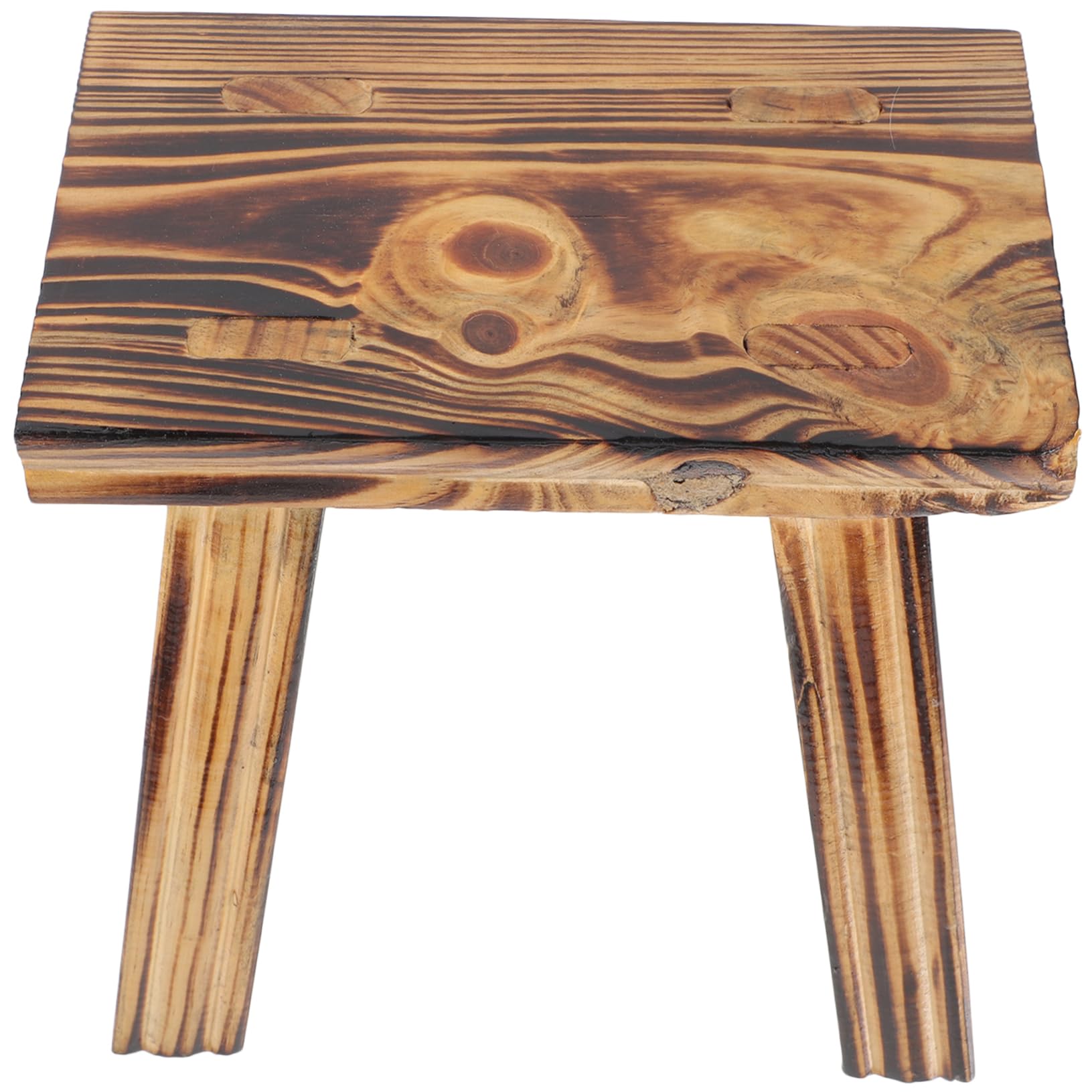 Cabilock Taburete De Madera Maciza para Baño Asiento Retro como Banco De Madera Pequeño o Taburete para Cambiador De Zapatos