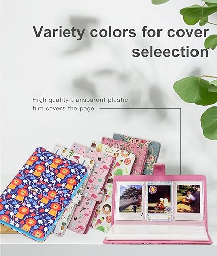 Miniatura 7 de Álbumes de fotos, Goodsnetic 96 bolsillos de piel sintética mini álbum compatible con Fujifilm Mini 7s 8 8+ 9 25 26 50s 70 90 películas, PIC-300