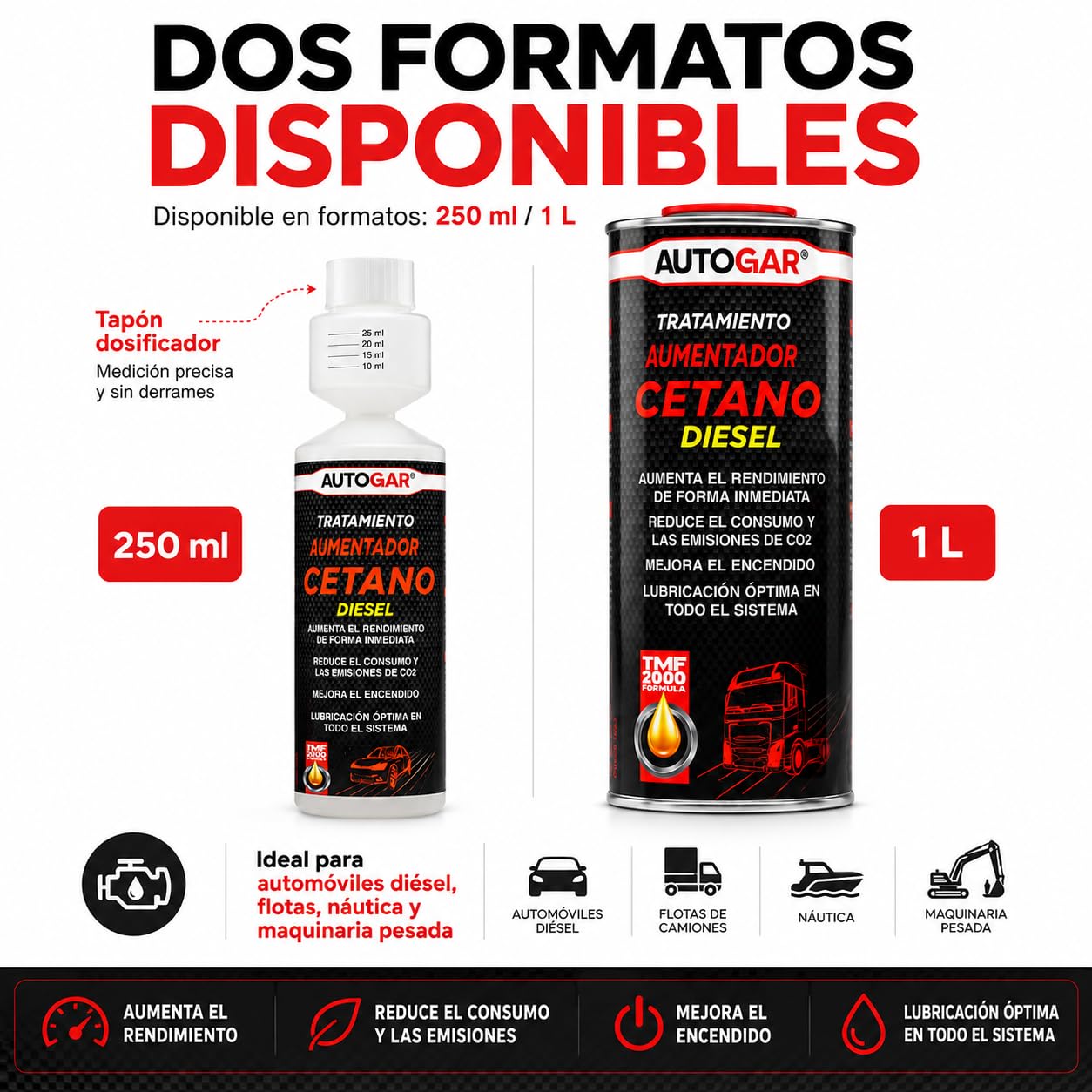 Aumentador cetano Diesel (1L) | Ref. 12139