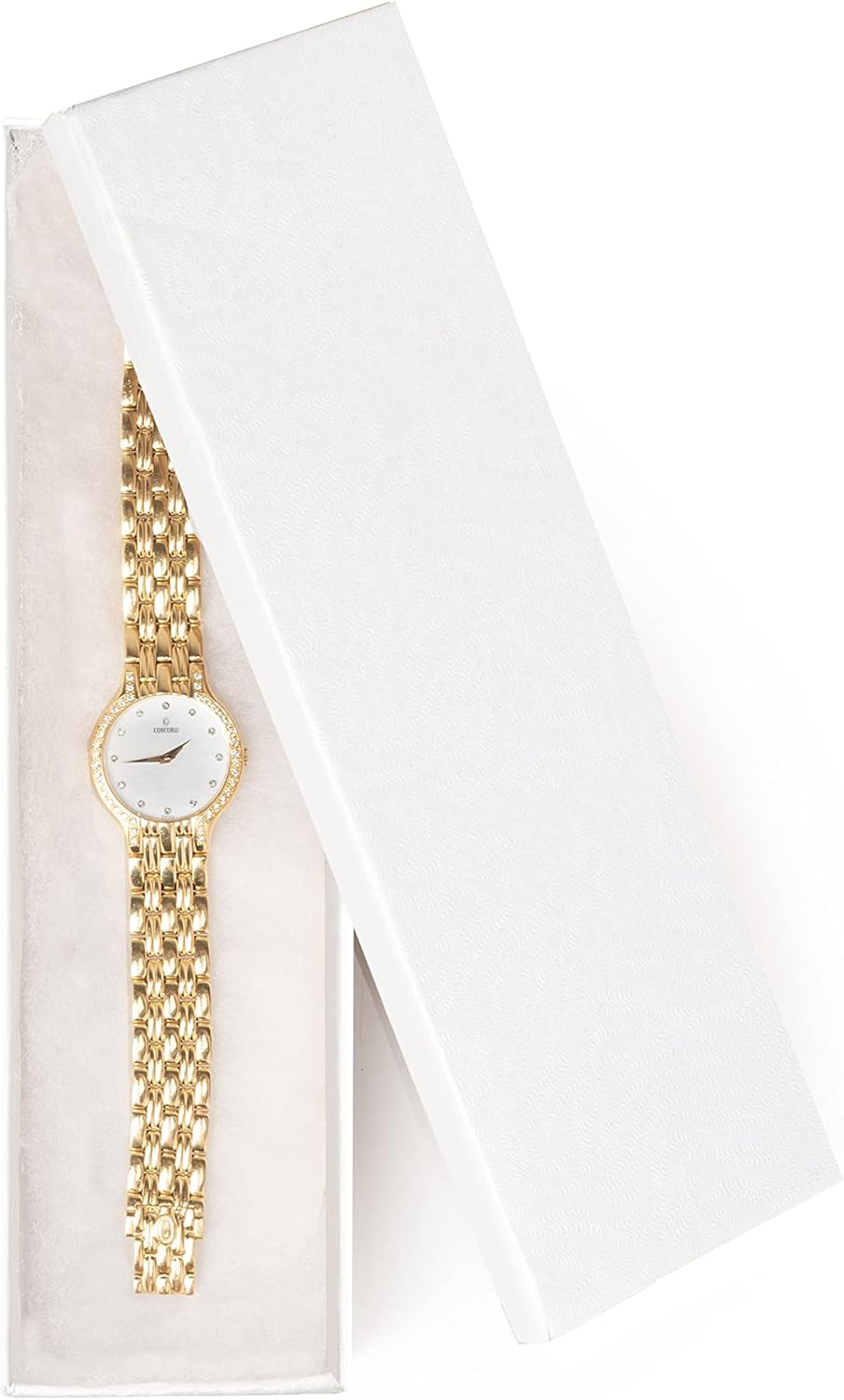 Prestige and Fancy Jewelry Gift Boxes, 20 Pack, 8 x 2 x 0.9 - Cotton Filled Cardboard Gift Box with Lids for Watches, Bracelets, Anklets, For Christmas, Party Favors, Jewelry Store (White)