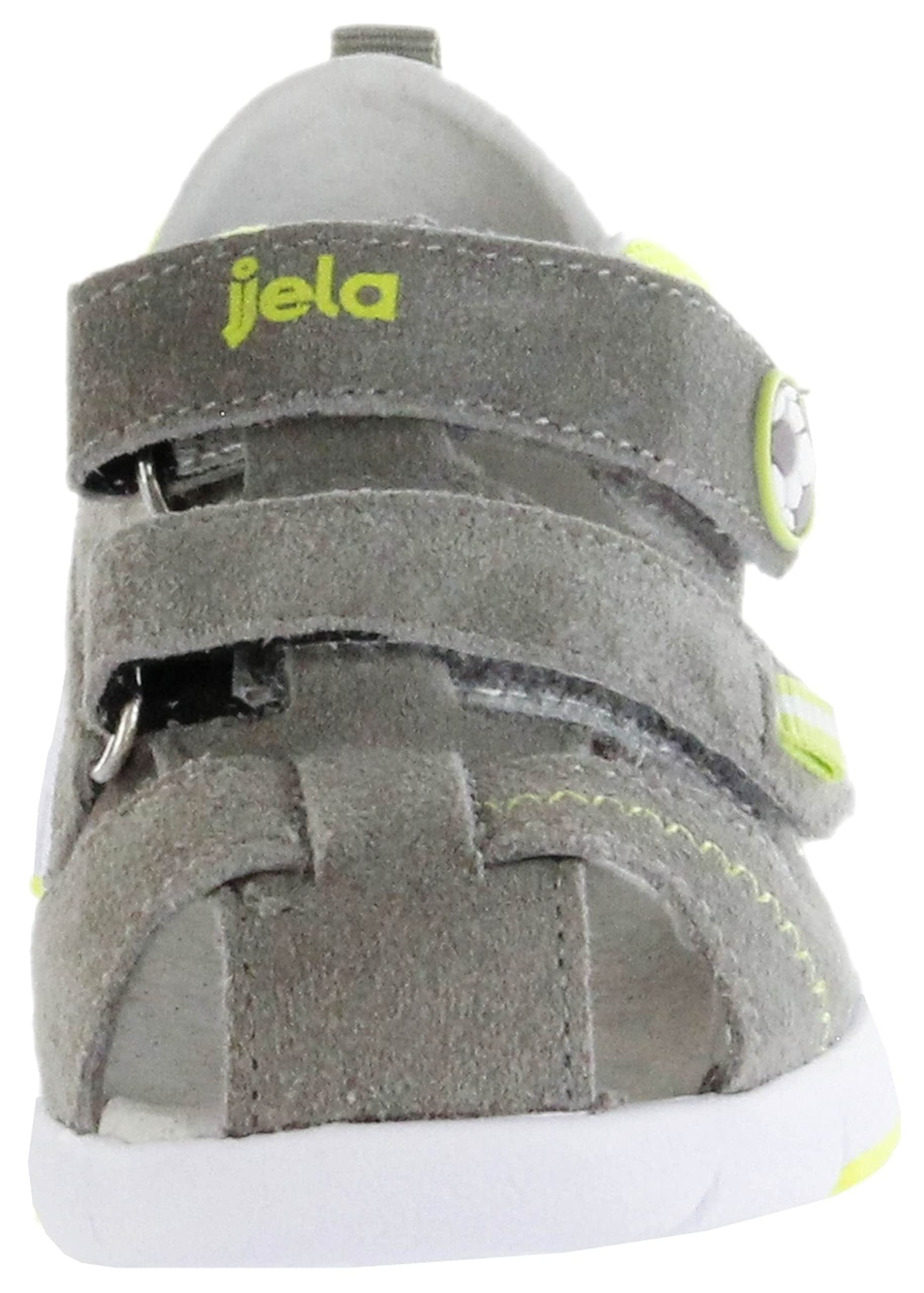 Jela Sandalias para niños de cuero gris zapatos SKOLL, gris, 22 EU