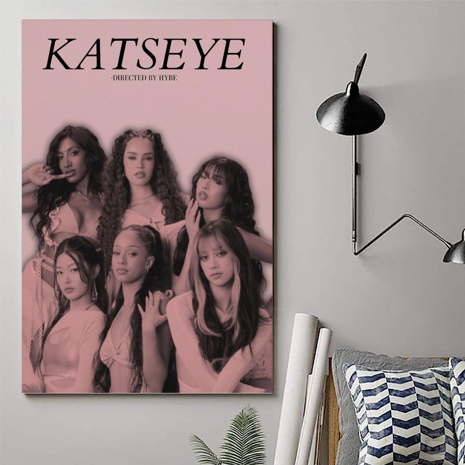 KUAILI Katseye Poster popmuziek meisje groep vintage cover