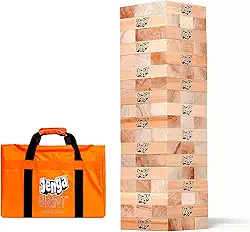 Jenga GIANT - Hardwood Blocks - Stacks to Over 5 feet - Officially Licensed - JS7