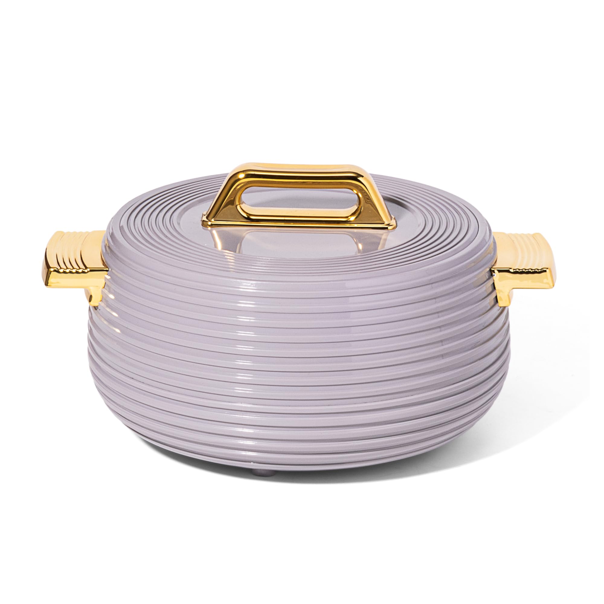 SELVEL Smart Pot Insulated Casserole, Lid Grey, 1500 ML | Stainless Steel Inner, Luxury Gold Finish Handles & Lid, Double Wall Hot Pot, For Roti, Chapati, Rice & Curry-image-15