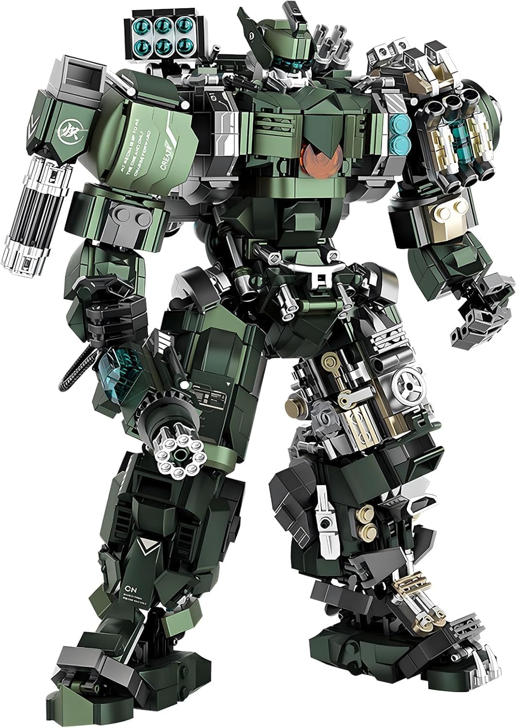 Weapon Mech Building Blocks Set for Adults，Compatible with Lego Mech, Robot Model Building Kit for Boys 8-14, Toys for Teens