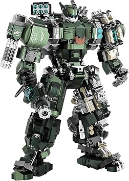 Weapon Mech Building Blocks Set for Adults,Compatible with Lego Mech, Robot Model Building Kit for Boys 8-14, Toys for Teens