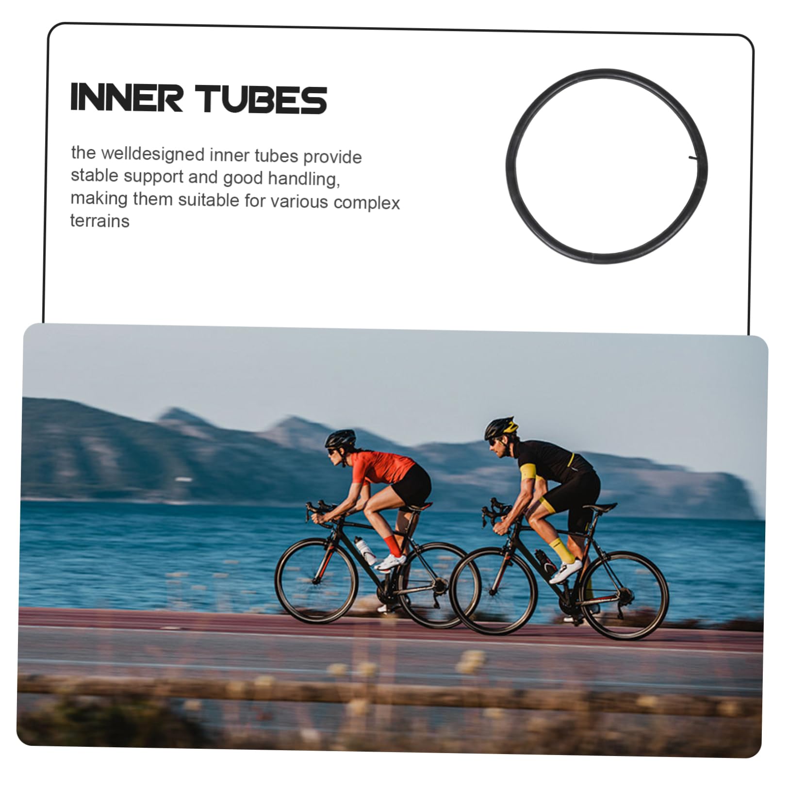 TOYANDONA 2 Pcs Cámaras de Neumático para Bicicleta de Montaña de 29 Pulgadas, Diseño a Prueba de Fugas, para Carretera y Senderos, Accesorios de Ciclismo