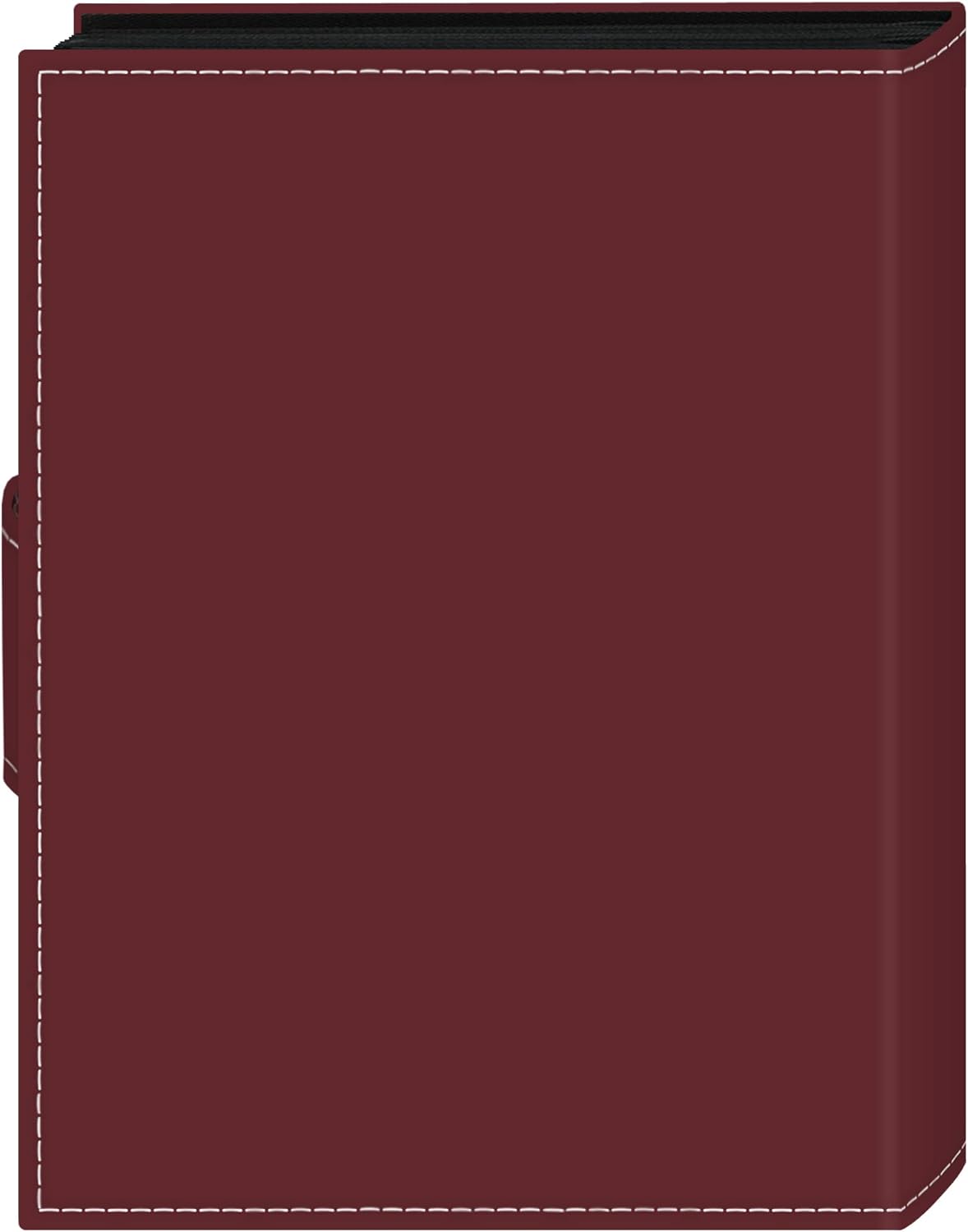 Pioneer Photo Albums 36-Pocket 5 by 7-Inch Embroidered "Love" Strap Sewn Leatherette Cover Photo Album, Mini, Burgundy