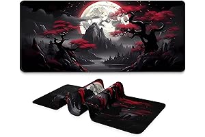 Divina Red Moon Gaming Mouse Pad