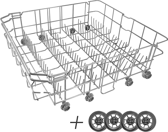 【2025 Upgraded】 DD82-01384A Dishwasher Dishrack Lower rack Parts Assembly (22.5” D x 20.5” W inch) – Fit For Samsung DIshwasher OEM Parts DD81-02295A 【2025 Upgraded】 DD82-01384A Dishwasher Dishrack Lower rack Parts Assembly (22.5” D x 20.5” W inch) – Fit For Samsung DIshwasher OEM Parts DD81-02295A