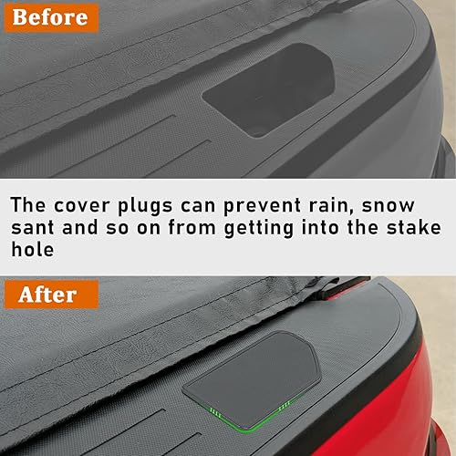 Miniatura 5 de Fundas de bolsillo con estacas para riel de cama para Chevy SilveradoGMC Sierra 1500 y 2015-2019 SilveradoSierra 25003500 HD 2014-2018, accesorios