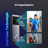 EZVIZ Video Doorbell Camera Wireless, 2K & 1080p Dual-Lens, EP3x Pro Kit - 2
