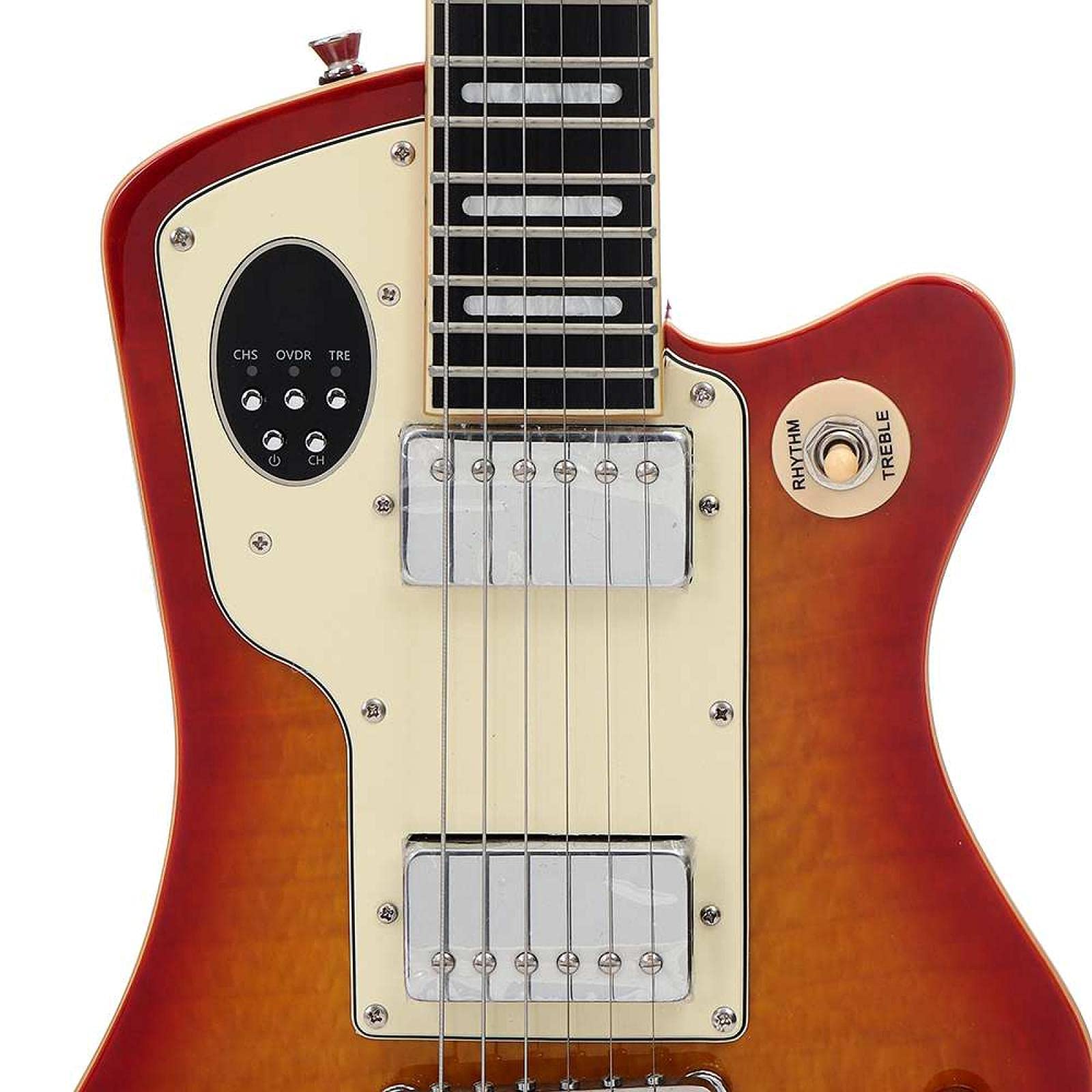 Strumenti musicali multifunzionali per chitarra elettrica con effetti CHS OVDR TRE rossi