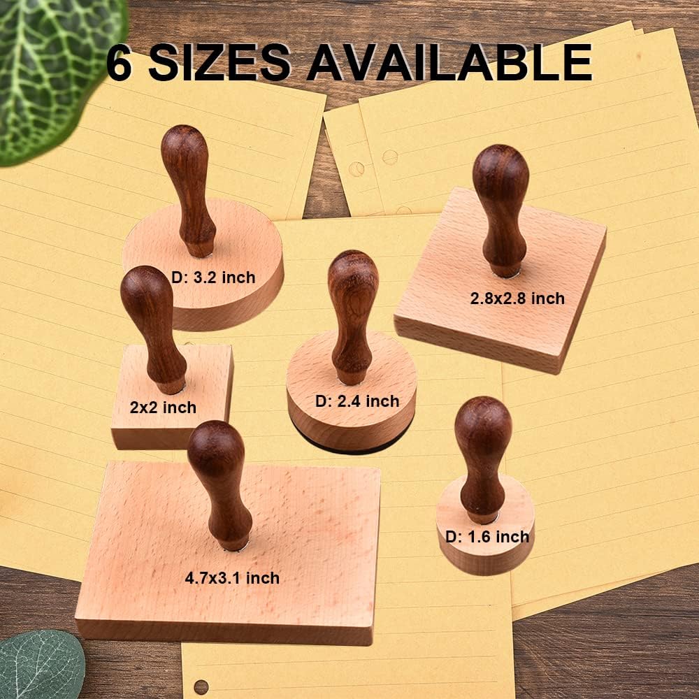 from The Library of Stamp Personalized Custom Book Stamp Wooden Handle Rubber Stamp