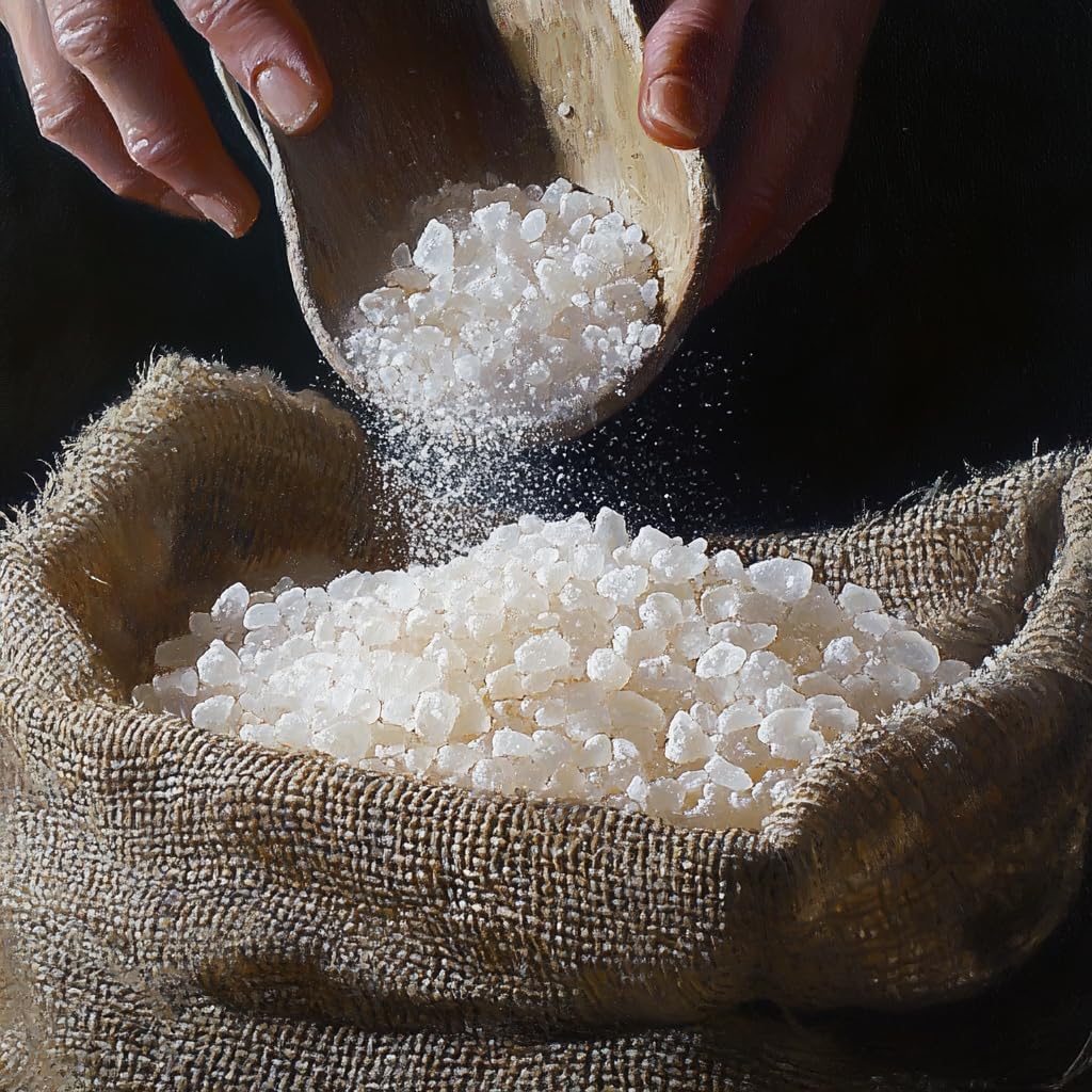 Sal marina sin refinar yodada fina tradicional (bolsa de 1 kg) - Sal marina puramente orgánica y sin refinar - Buena para cocinar y sal de mesa (35 onzas)..