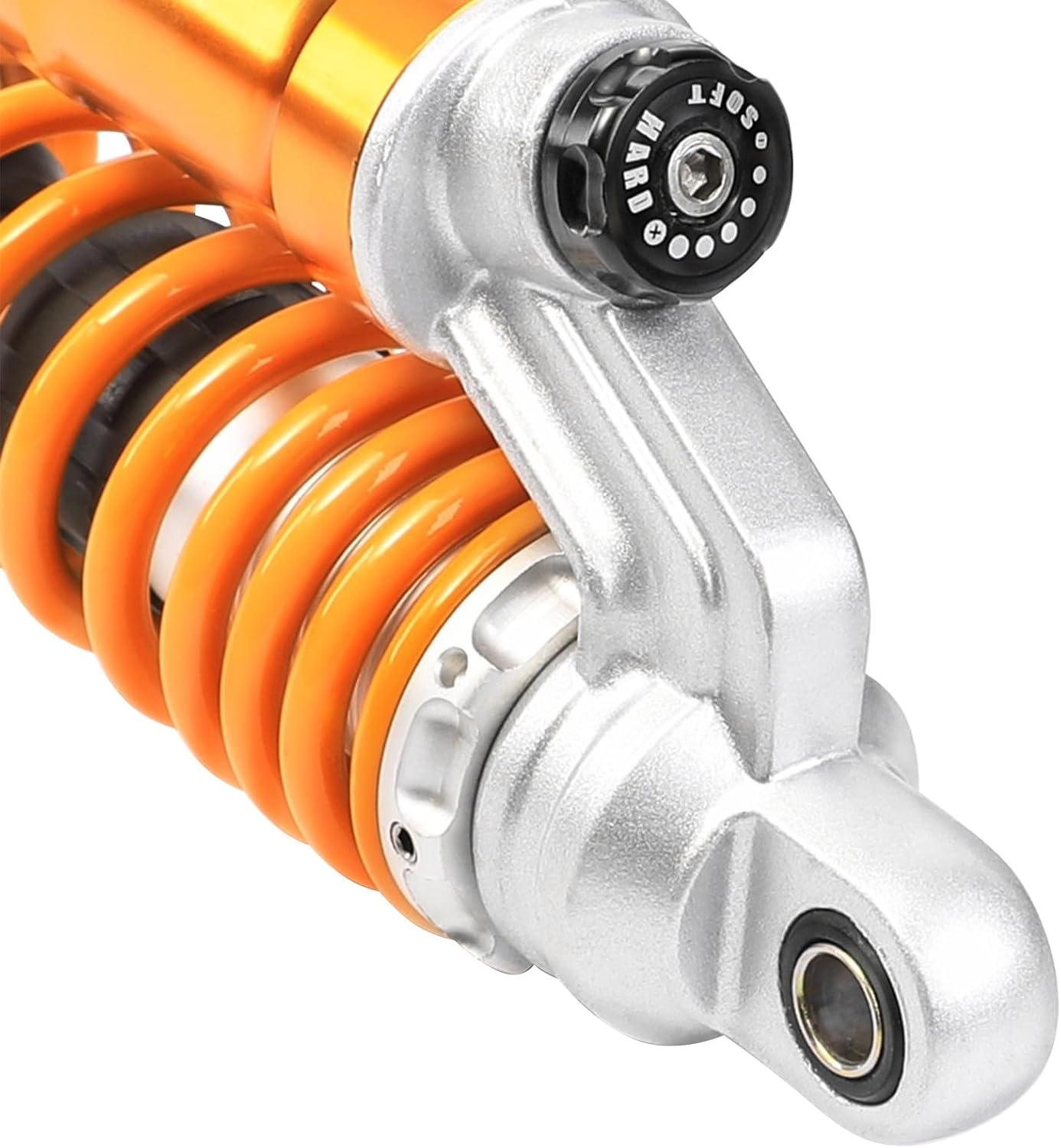 2pcs 12.5" 320mm Motorcycle Rear Air Shock Absorber Suspension Clevis End for For ATV Go Kart Quad Buggy Golf Cart Dirt Pit Sport Bike Scooter Monkey Mini Trail