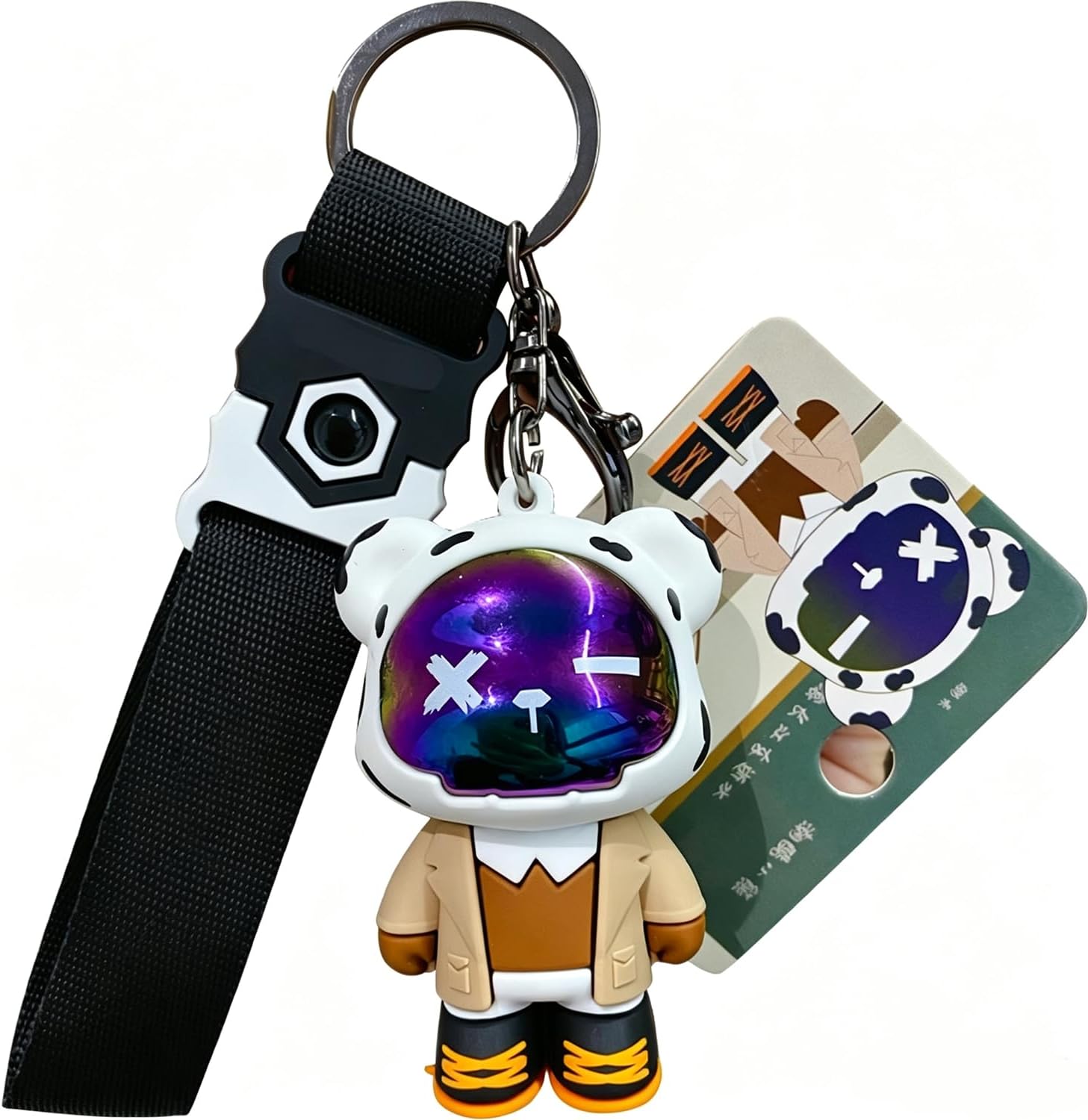 Creative, Fashionable, Cute Cartoon Rabbit, Little Bear Keychain, Resin Animal Pendant, Backpack, Car Keychain