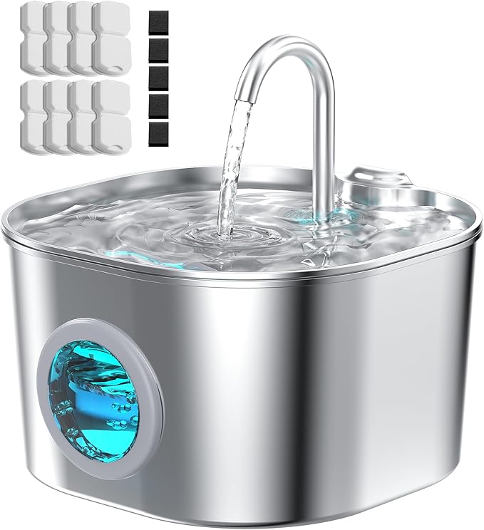 😻 Dreamy Cat Water Fountain! 💦 8 Filters & 5 Sponges